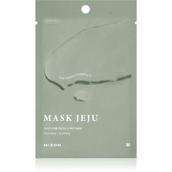 Mizon Joyful Time Jeju Heartleaf mască textilă calmantă pentru piele uscata si iritata 23 g