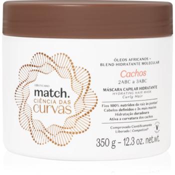 Match. Ciência das Curvas masca hidratanta pentru par ondulat si cret 350 ml