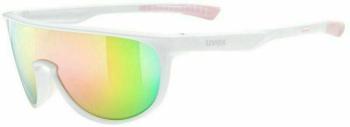 UVEX Sportstyle 515 White Mat/Mirror Pink Cyklistické brýle