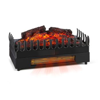 Klarstein KAMINI FX, șemineu electric, clapetă de șemineu, 1000W/2000W 2W led, negru F