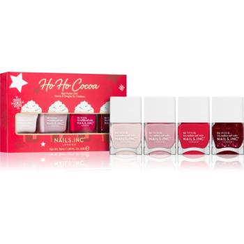 Nails Inc. Ho Ho Cocoa set cadou de Crăciun pentru unghii