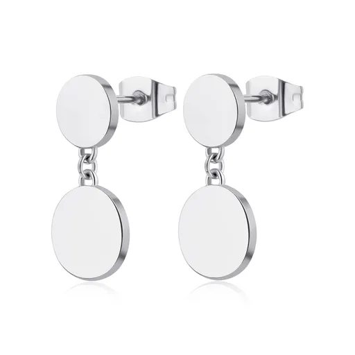 S'Agapõ Cercei din oțel cu pandantive rotunde Elysium SUM21