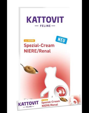 KATTOVIT Renal Cream 6x15g pasta pentru pisici, cu pui, pentru sustinerea functiei renale