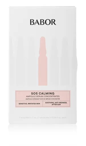 Babor Ser pentru piele sensibilă SOS Calming (Ampoule Concentrates) 7 x 2 ml