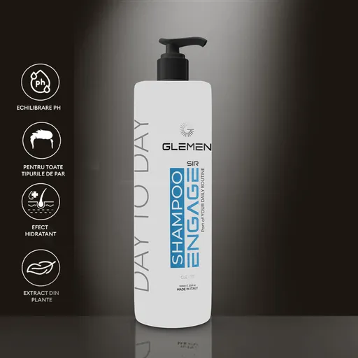 Sampon pentru Par - Glemen - Engage  - 1000 ml