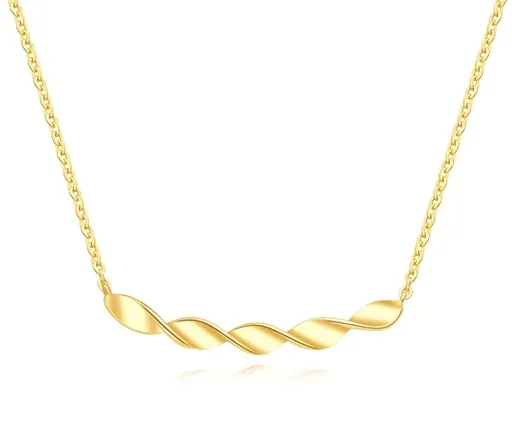 MOISS Colier elegant placat cu aur pentru femei ETERNITY N0000930