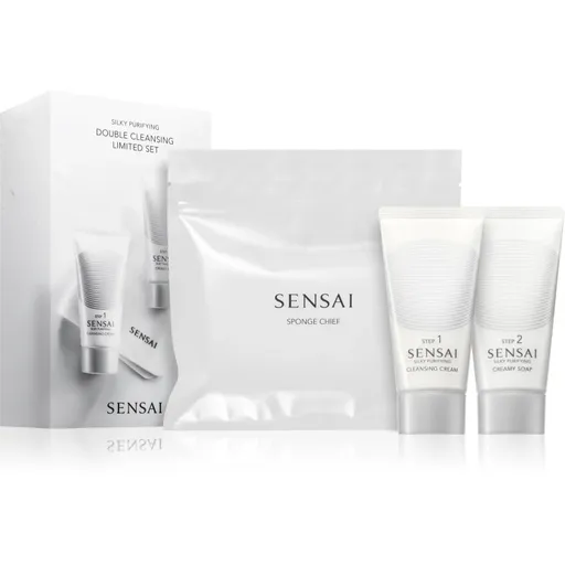 Sensai Silky Purifying Double Cleansing Set set pentru îngrijirea tenului pentru curatare profunda