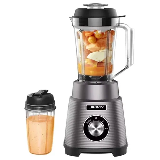 Blender JIMMY B32, 700W, 0.9 L, 22000 rpm, 2 viteze+Pulse, Lama oțel, Autocuratare, Gri