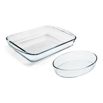 Set de vase de copt din sticlă Pyrex 2 buc, 3,7 l+ 2,2 l