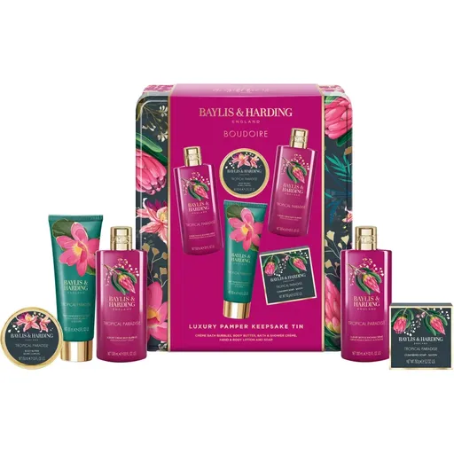 Baylis & Harding Boudoire Tropical Paradise set cadou cutie de metal