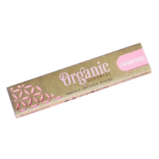 Bățuri parfumate Organic Goodness Masala 12bucăți, Franki ncense