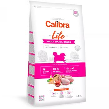 CALIBRA Life Adult Small Breed Chicken pre malé plemená psov 1 ks, Hmotnosť balenia (g): 1,5 kg