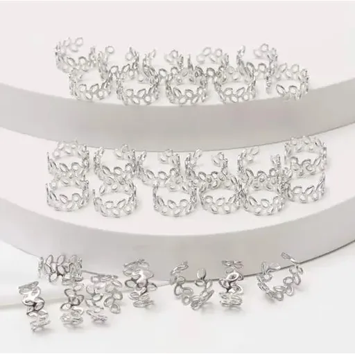 Accesorii Tip Inel pentru Codite Afro, Box Braids, Set 30