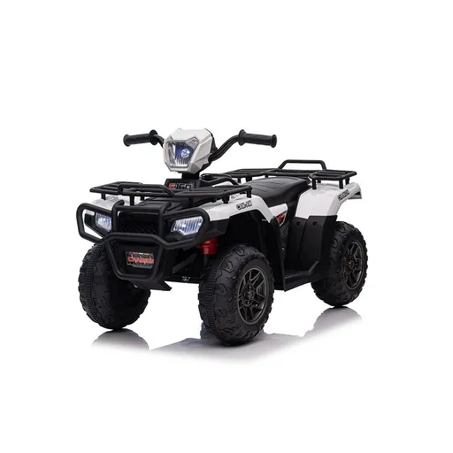 Mașinuță electrică Baby Mix Baby Quad, alb, alb