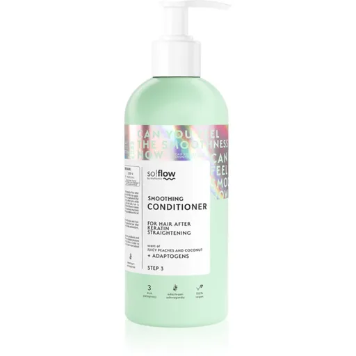 so!flow After Keratin Straightening Smoothing Conditioner balsam cu efect de netezire 400 ml