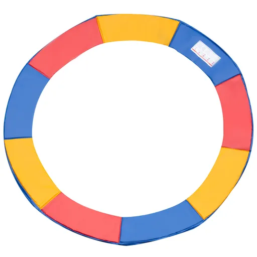 HOMCOM Protectie Margine pentru Trambulină Elastică din PVC Roșu Albastru Galben (Ø305cm ) | Aosom.ro | Aosom Romania