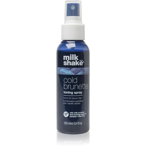 milk_shake® Cold Brunette Toning Spray spray neutralizarea subtonurilor de alamă 100 ml
