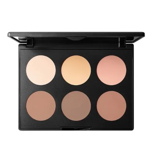 MAC Cosmetics Paletă de pudre pentru conturare Light/Medium Studio Fix (Sculpt and Shape Contour Palette) 14,4 g