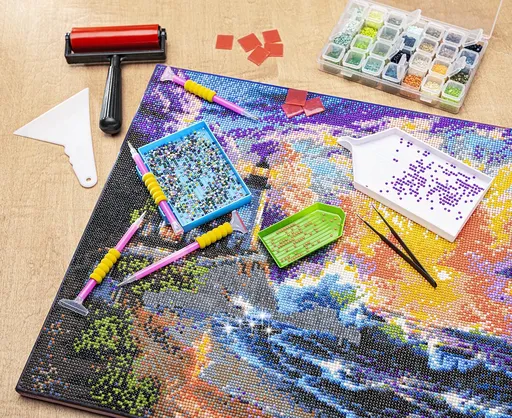 Set pictură cu diamante, 45 piese