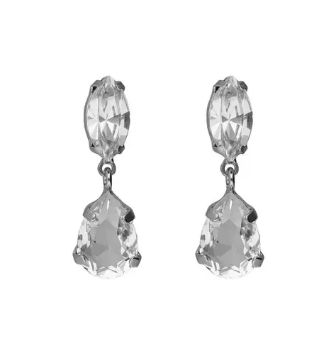 Victoria Cruz Cercei strălucitori pandantivi din argint cu cristale Lieve A5536-07HT