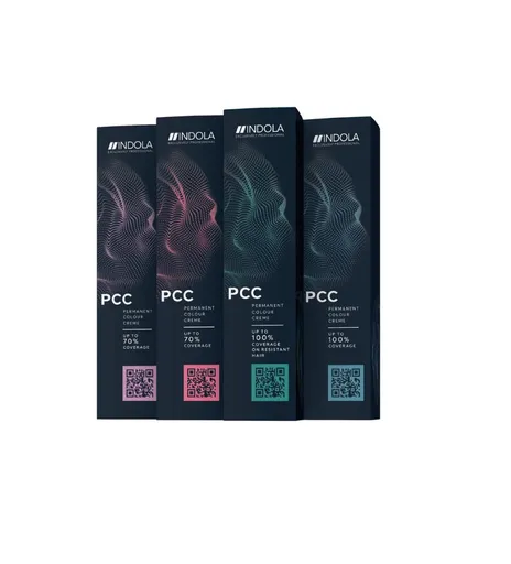 Vopsea De Par Permanenta Cu Amoniac Indola PCC  60ML, Cantitate: 60 ml, Culoare: 4.8+ Saten Mediu Mocha Intens