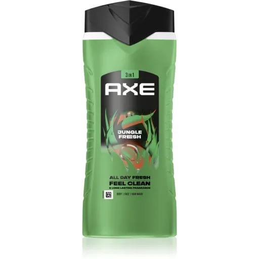 Axe Jungle Fresh gel de dus pentru față, corp și păr 400 ml