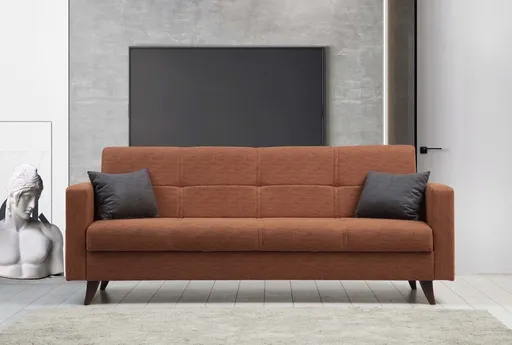 Canapea extensibila 3 locuri, Atelier del Sofa, 730MST1207, Caramiziu