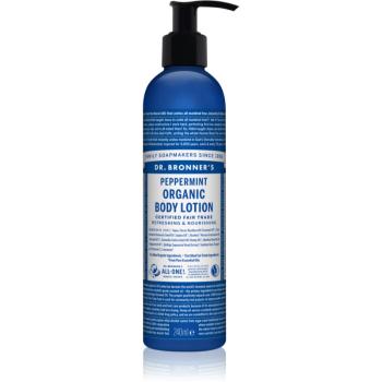 Dr. Bronner’s Peppermint lotiune de corp racoritoare cu efect de hidratare 240 ml