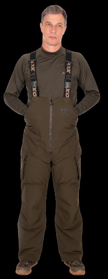 Fox nohavice kaki sherpa tec sallopettes - l