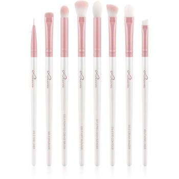 Luvia Cosmetics Prime Vegan All Eye Want set perii machiaj pentru ochi Candy (Pearl White / Rose) 8 buc