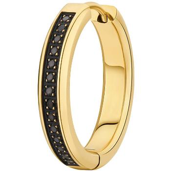 Brosway Cercel single placat cu aur cu pietre de zircon Ink BIK121