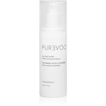 WONDERSKIN PUREVOC All Day Glow Serum ser cu efect iluminator cu efect de netezire 30 ml