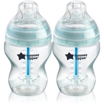 Tommee Tippee Closer To Nature Advanced Anti-colic biberon pentru sugari pachet duo Slow Flow 0m+ 2x260 ml