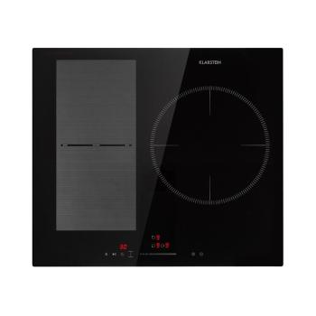 Klarstein Delicatessa 3 Flex, plită cu inducție, 3 zone, 6600W, ceramică de sticlă, negru