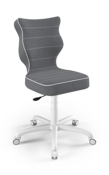 Scaun ergonomic pentru birou ajustat la înălțimea de 146-176,5 cm - gri închis