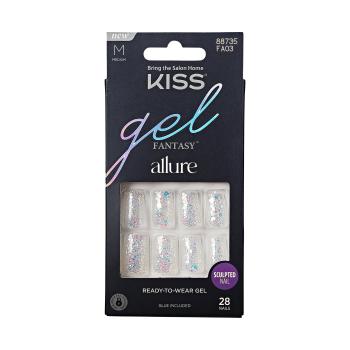 KISS Unghii cu gel Gel Fantasy Allure - How Dazzling 28 buc