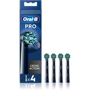 Oral B PRO Cross Action capete de schimb pentru periuta de dinti Black 4 buc