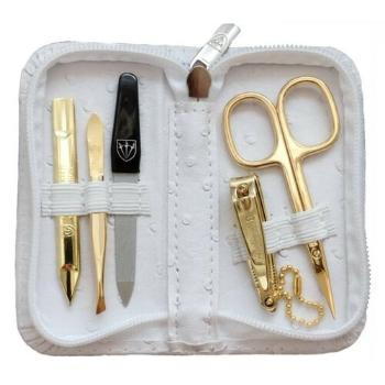 Set de manichiură Kellermann 7407 P GOLD pentrufemei, alb