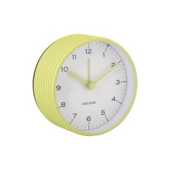 Karlsson 6010GR design ceas cu alarmă galben,diametru 9 cm