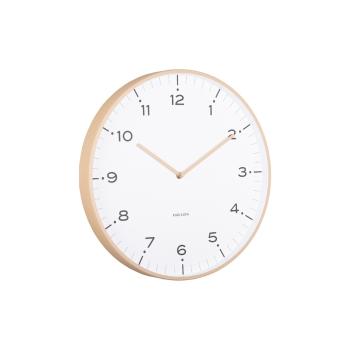 Karlsson 6011SB design ceas de perete bej,diametru 40 cm