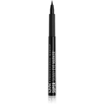 NYX Professional Makeup Super Skinny Eye Marker eyeliner în fix culoare Carbon Black 1.1 ml