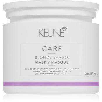 Keune Care Blonde Savior Mask masca hidratanta pentru par decolorat 200 ml