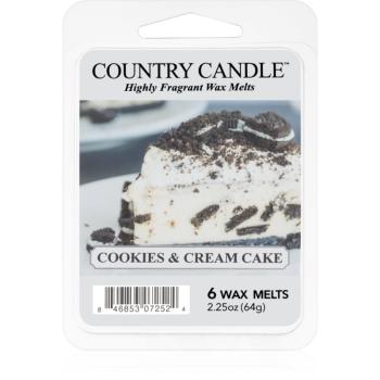 Country Candle Cookies & Cream Cake ceară pentru aromatizator 64 g