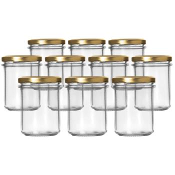 Set de borcane de conservare cu capac Orion 0,2 l, 10 buc