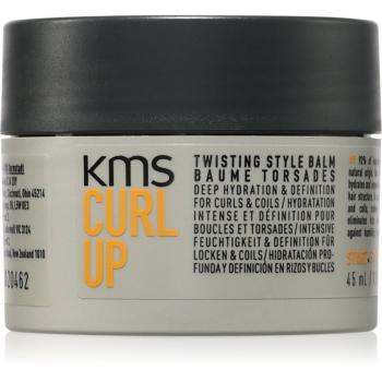 KMS Curl Up Twisting Style Balm crema styling pentru par ondulat si cret 45 ml