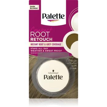 Schwarzkopf Palette Compact Root Retouch corector pentru acoperirea firelor carunte de par cu efect de pulbere culoare Dark Blonde 3 g