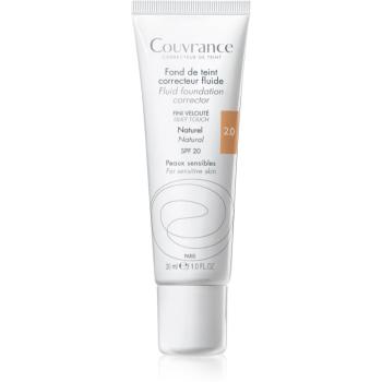 Avène Couvrance makeup lichid SPF 20 culoare 2.0 Natural 30 ml