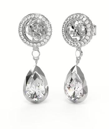 Guess Cercei strălucitori din oțel 4G Light JUBE05235JWRHT/U