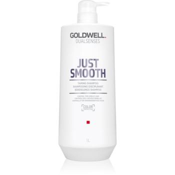 Goldwell Dualsenses Just Smooth sampon pentru indreptarea parului pentru par indisciplinat 1000 ml