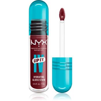 NYX Professional Makeup Lip IV luciu de buze rezistent cu efect de hidratare culoare 08 - DRIPPIN' IN ROSE 5 ml